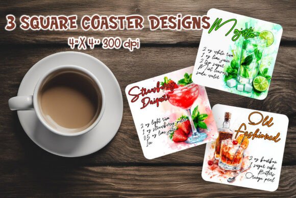 Alcohol Drink Coaster Sublimation PNG: Creative & Practical Uses for Every Occasion