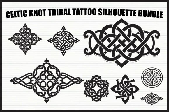 Celtic Tribal Tattoo Knot Bundle: A Fusion of Heritage and Artistry