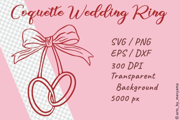 Coquette Wedding Ring with Bow SVG PNG: A Practical Guide for Crafters and Designers