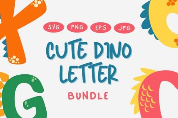 Dino Alphabet Adventure: Cute Letter Bundle