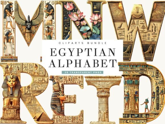 Egyptian Alphabet Clipart Bundle: A Strategic Asset for Creative Workflows