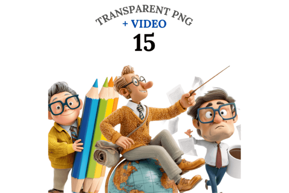 Quirky Teachers Clipart Set: Creative Guide