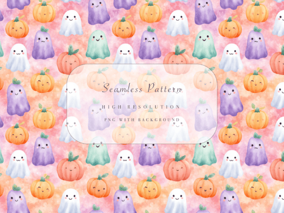 Say Boo with Blush Pastel Spookies Pattern